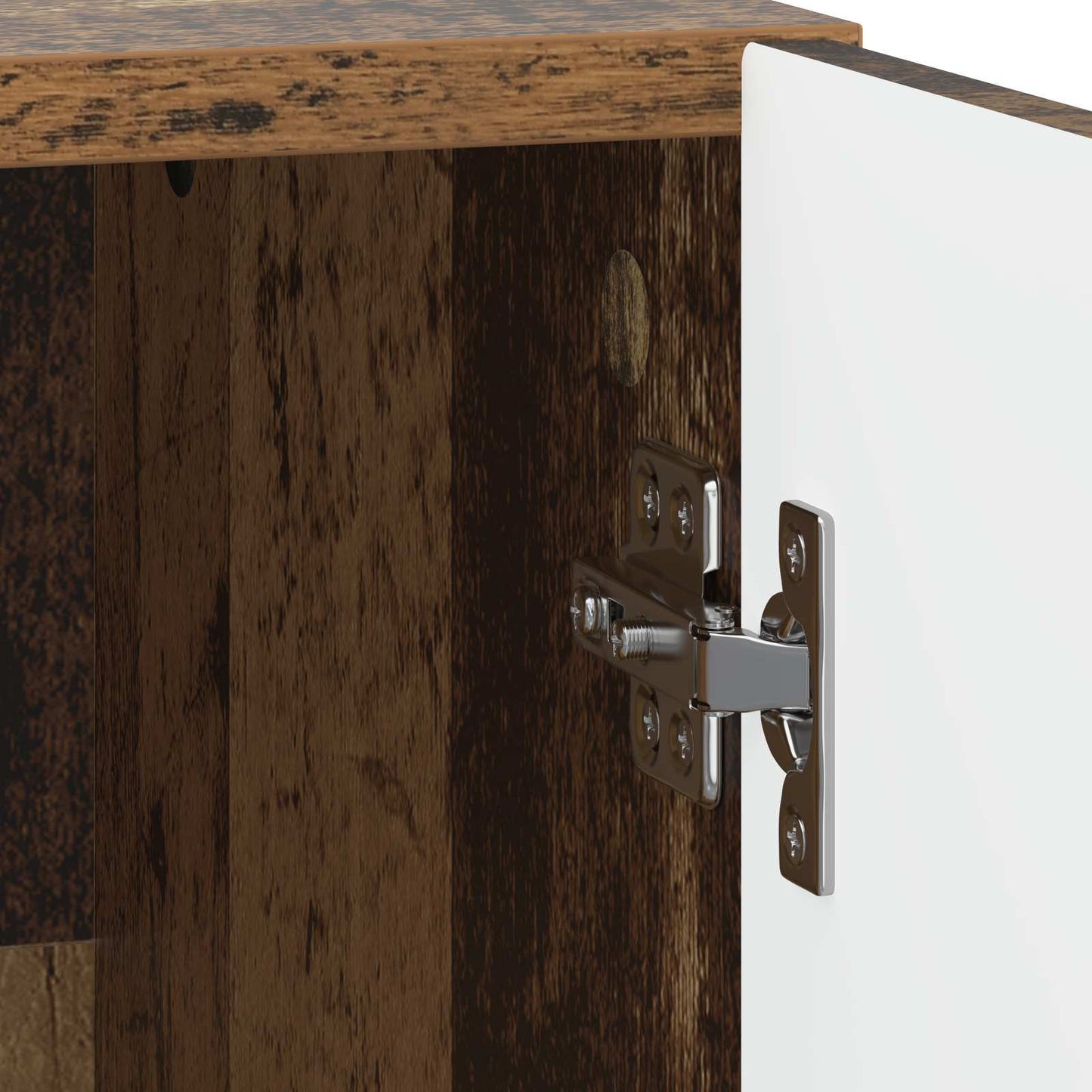 Bedside Cabinet Old Wood 43 x 34.5 x 50 cm Engineered Wood