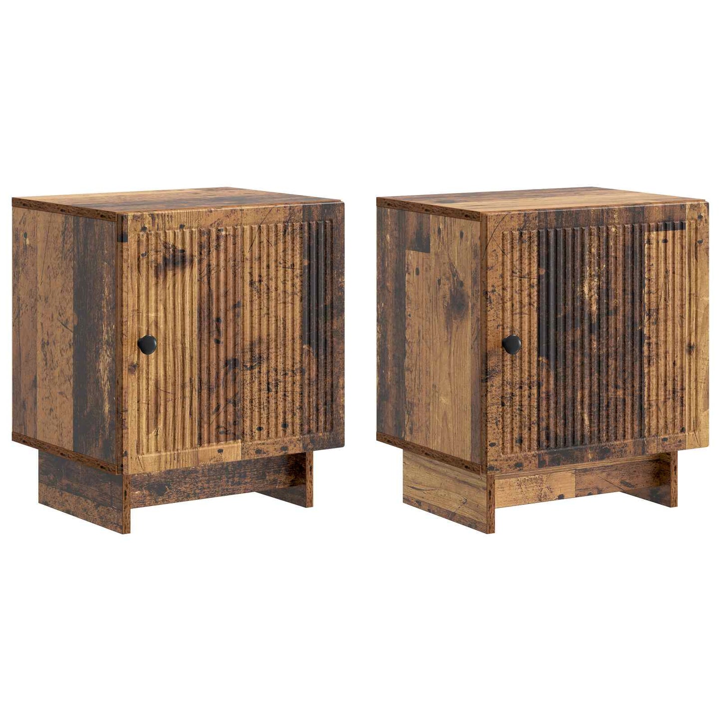 Bedside Cabinet 2 pcs Old Wood 43 x 34.5 x 50 cm