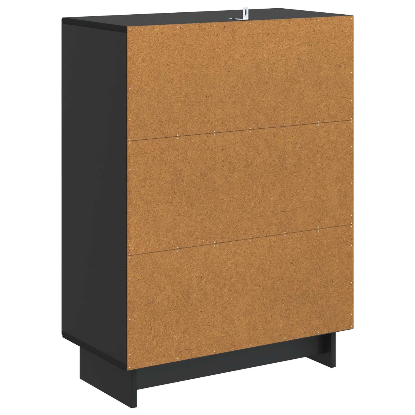 Sideboard Black 66 x 34.5 x 90 cm Engineered Wood