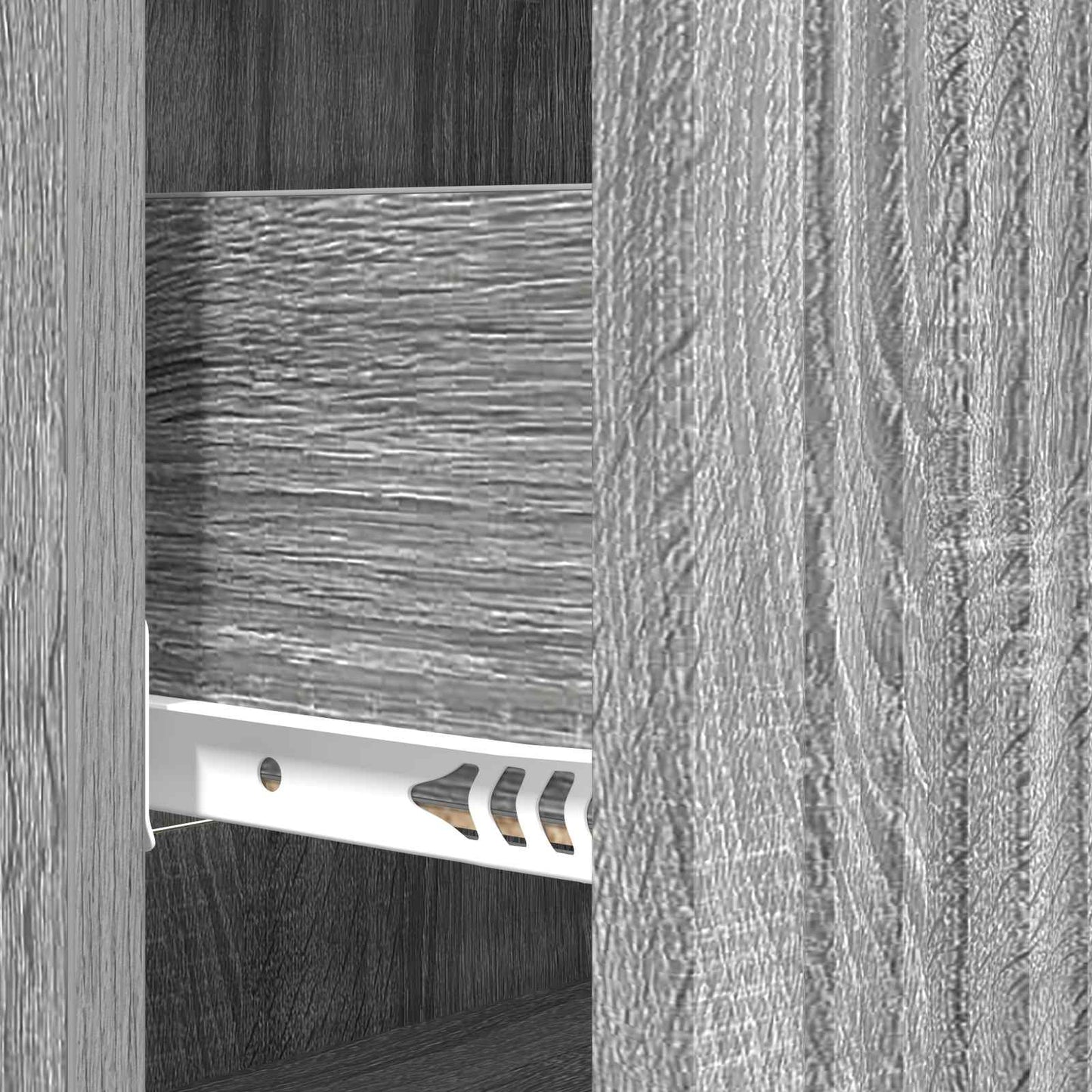 Drawer Cabinet Grey Sonoma 66 x 34.5 x 90 cm Engineered Wood
