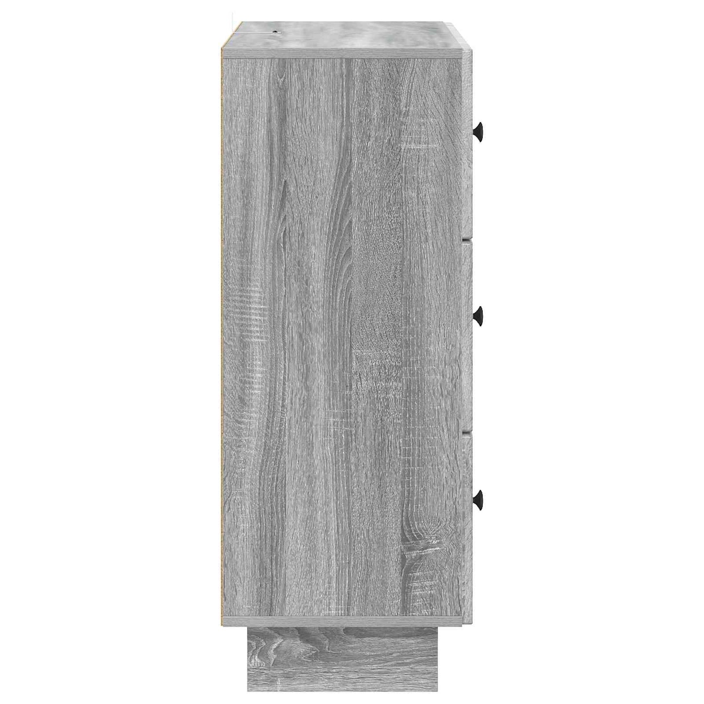 Drawer Cabinet Grey Sonoma 66 x 34.5 x 90 cm Engineered Wood