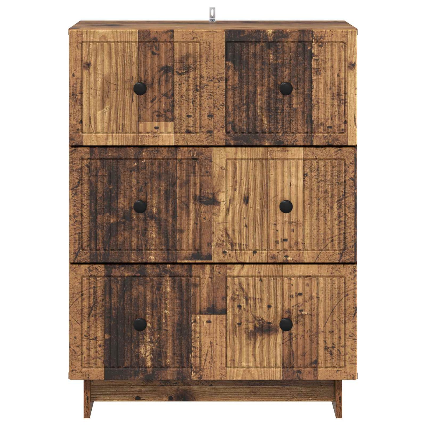 Drawer Cabinet Old Wood 66 x 34.5 x 90 cm Engineered Wood