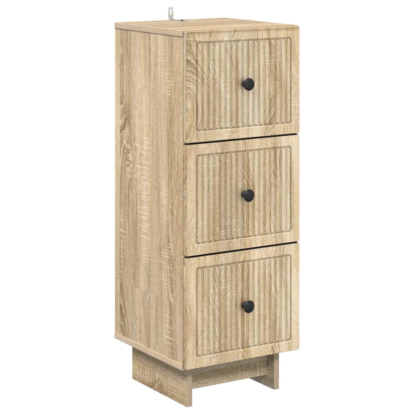 Drawer Cabinet Sonoma Oak 33 x 34.5 x 90 cm Engineered Wood