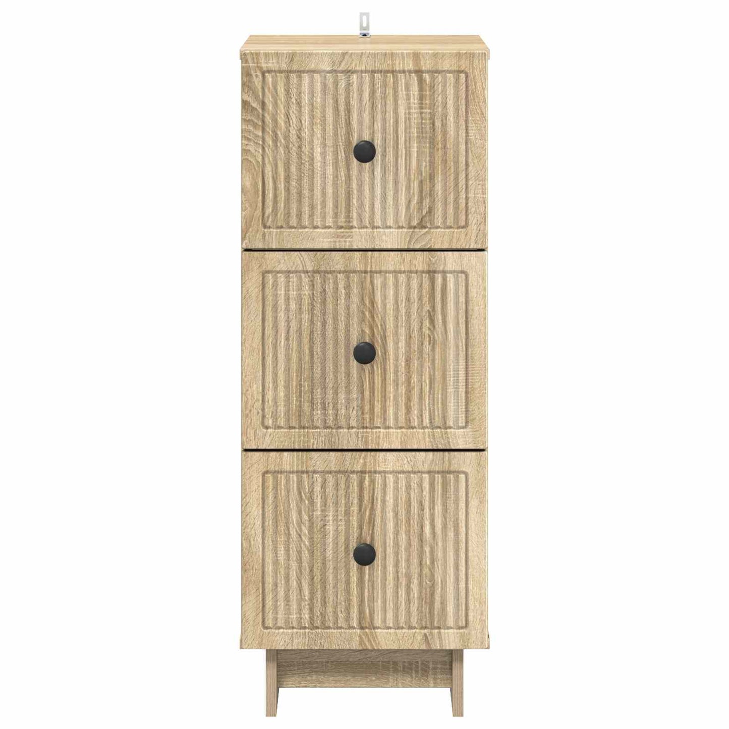 Drawer Cabinet Sonoma Oak 33 x 34.5 x 90 cm Engineered Wood