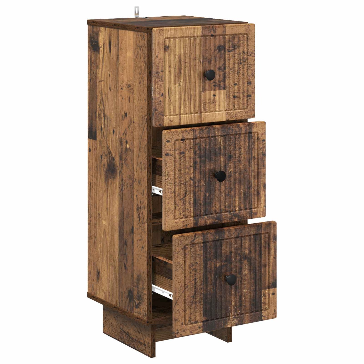 Drawer Cabinet Old Wood 33 x 34.5 x 90 cm Engineered Wood