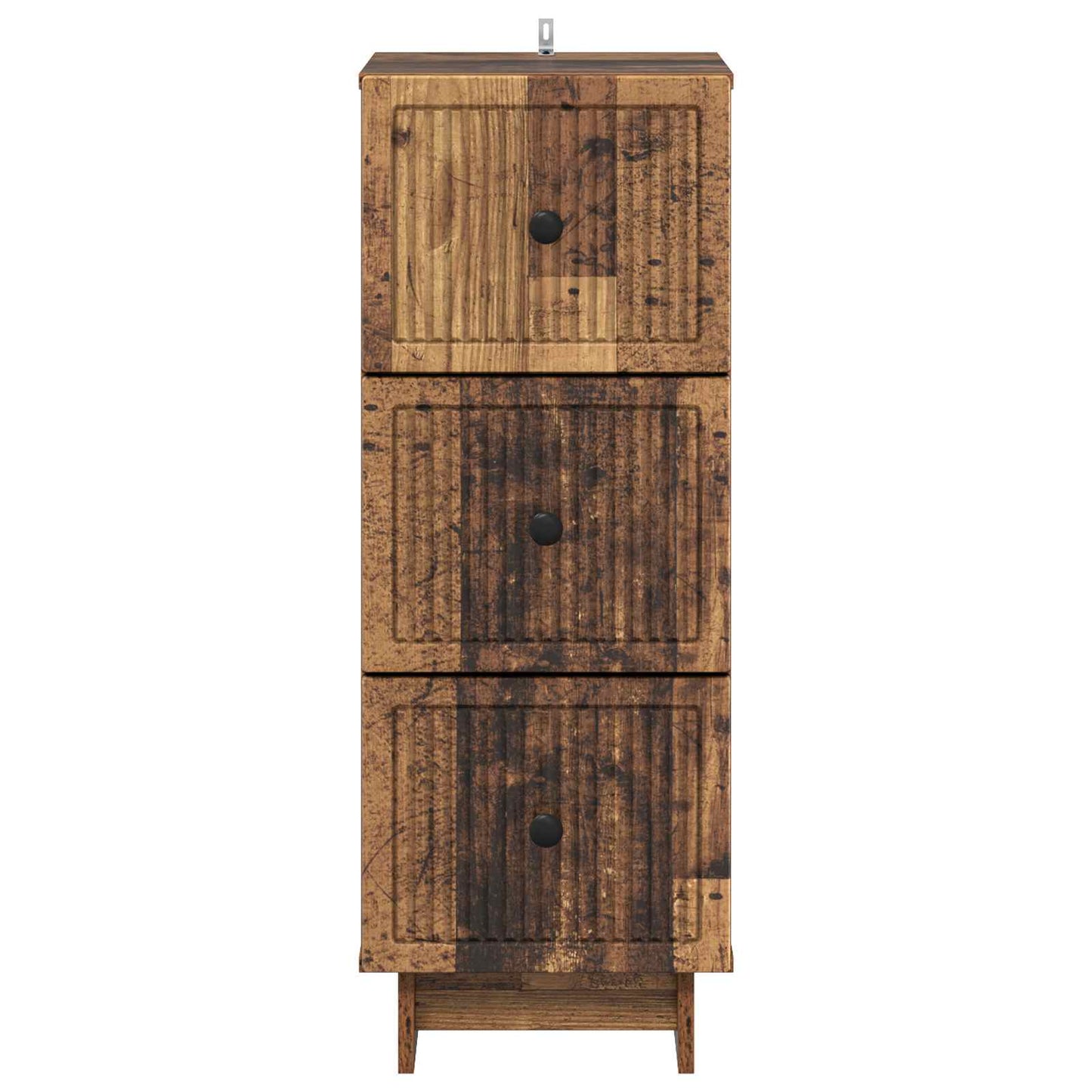 Drawer Cabinet Old Wood 33 x 34.5 x 90 cm Engineered Wood
