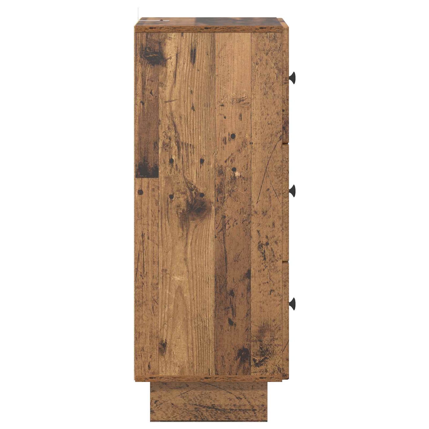 Drawer Cabinet Old Wood 33 x 34.5 x 90 cm Engineered Wood