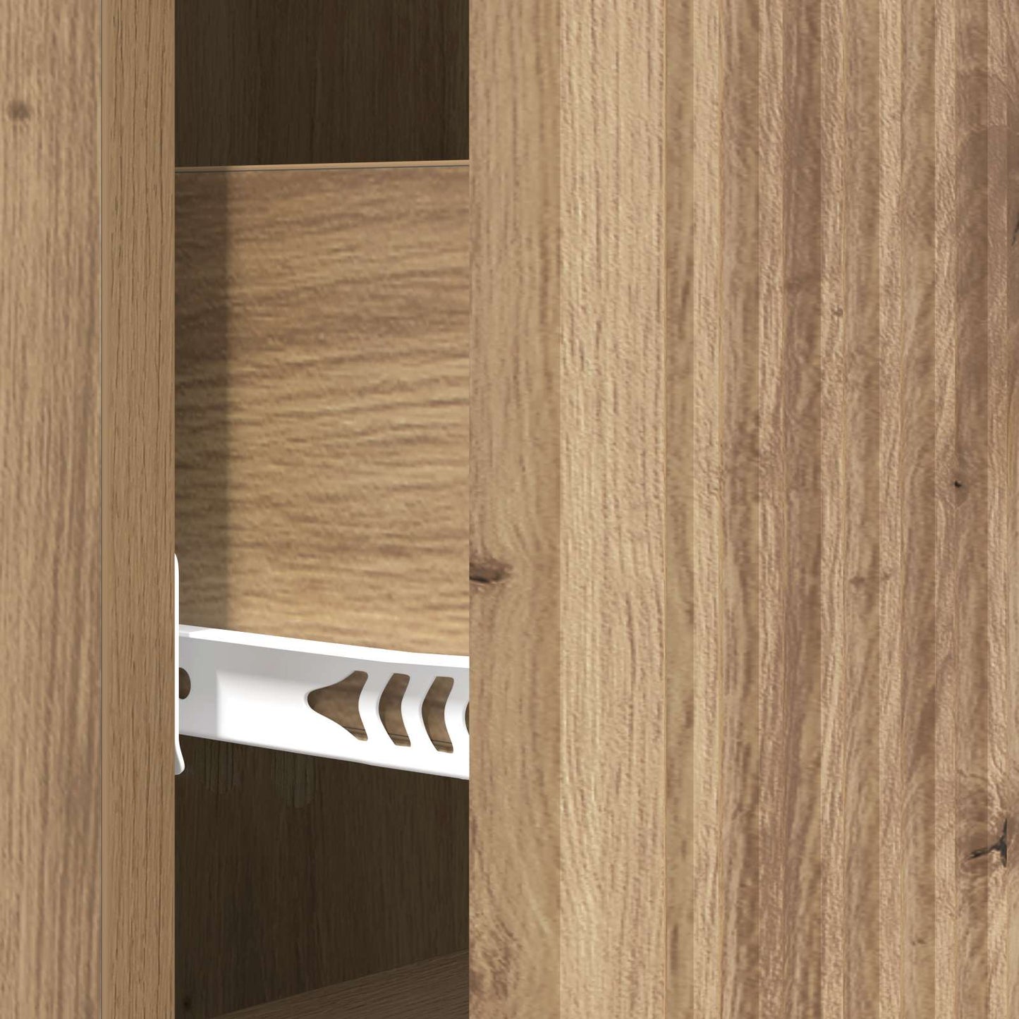 Drawer Cabinet Artisan Oak 33 x 34.5 x 90 cm Engineered Wood