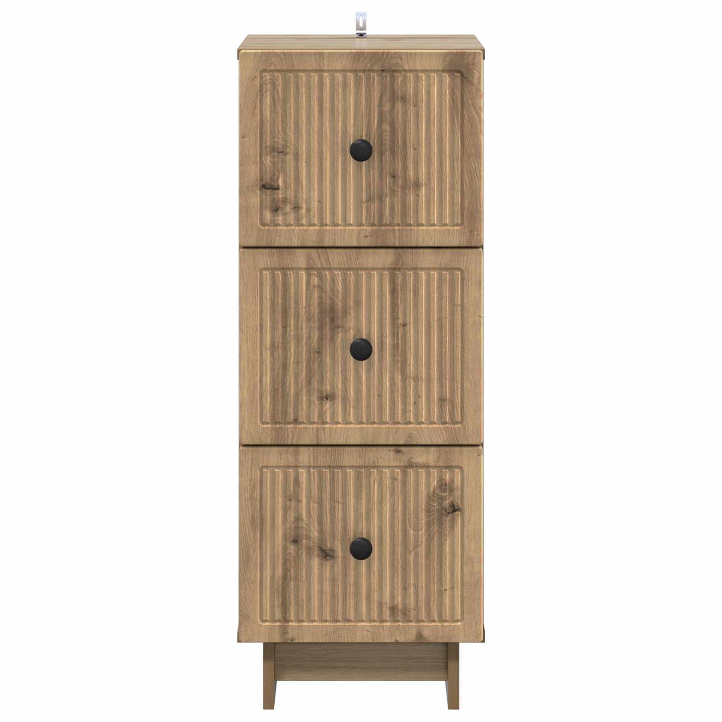 Drawer Cabinet Artisan Oak 33 x 34.5 x 90 cm Engineered Wood