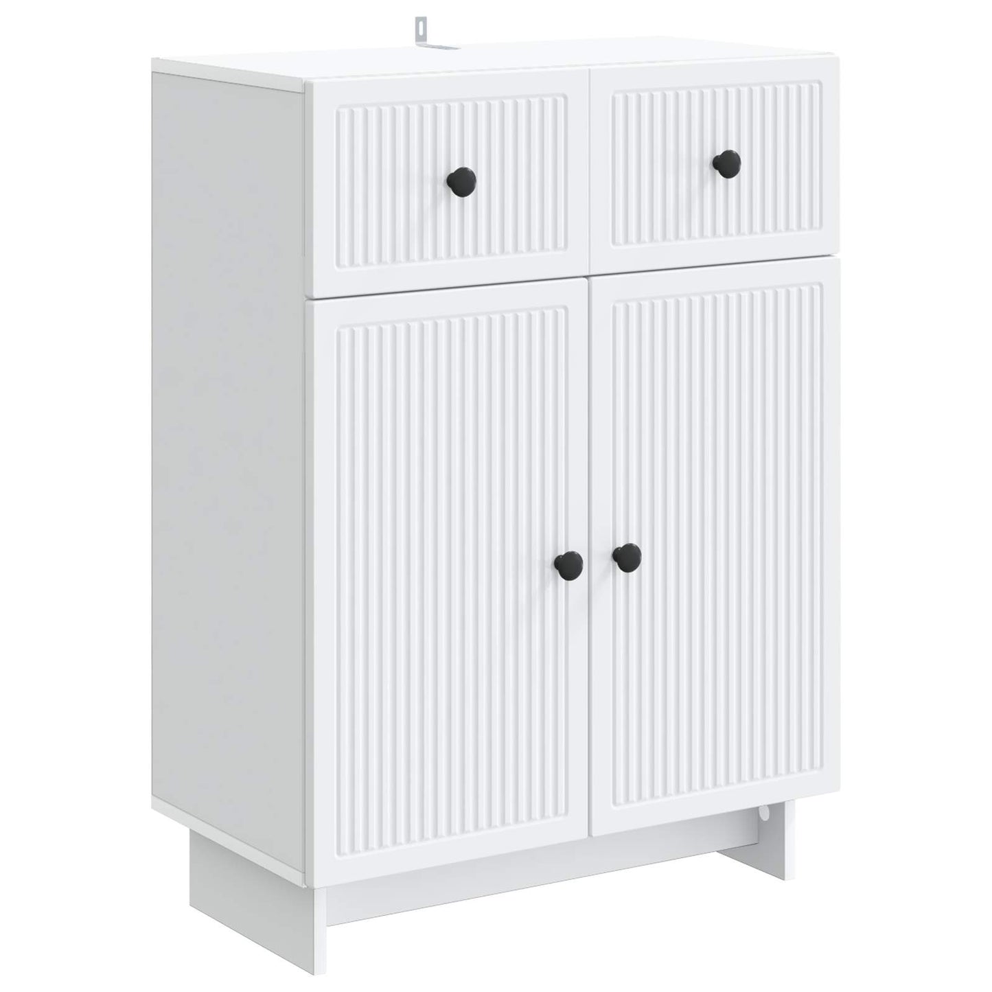 Sideboard White 66 x 34.5 x 90 cm Engineered Wood