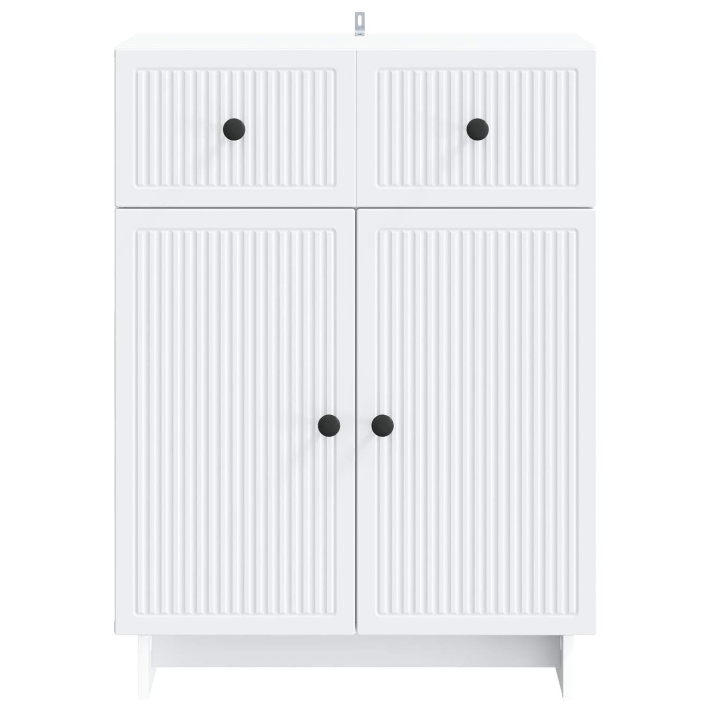 Sideboard White 66 x 34.5 x 90 cm Engineered Wood