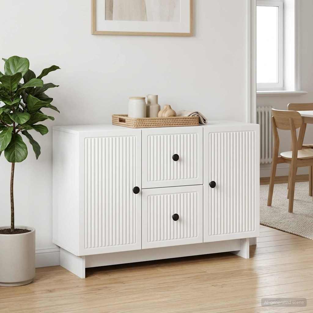 Sideboard White 89 x 34.5 x 60 cm Engineered Wood