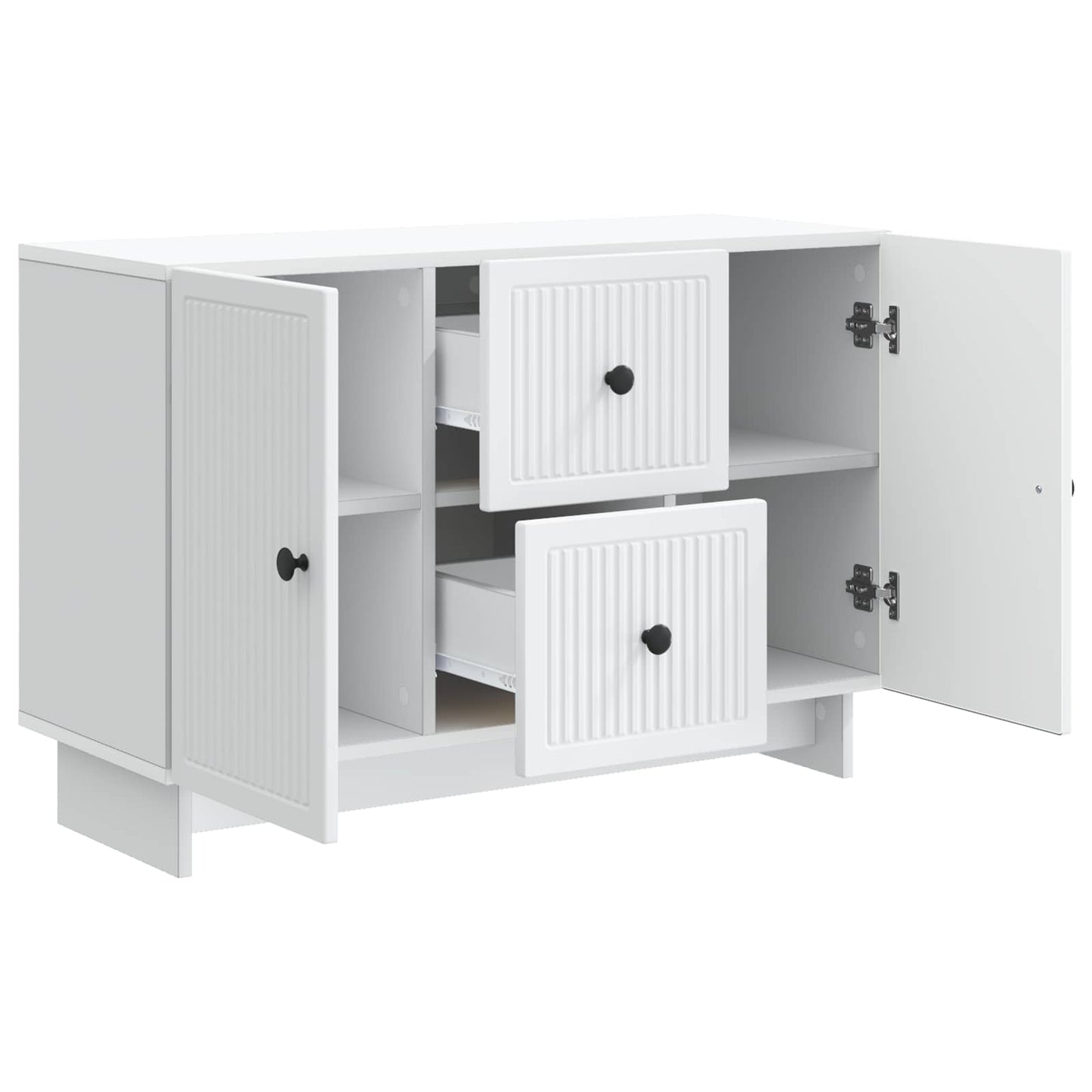 Sideboard White 89 x 34.5 x 60 cm Engineered Wood
