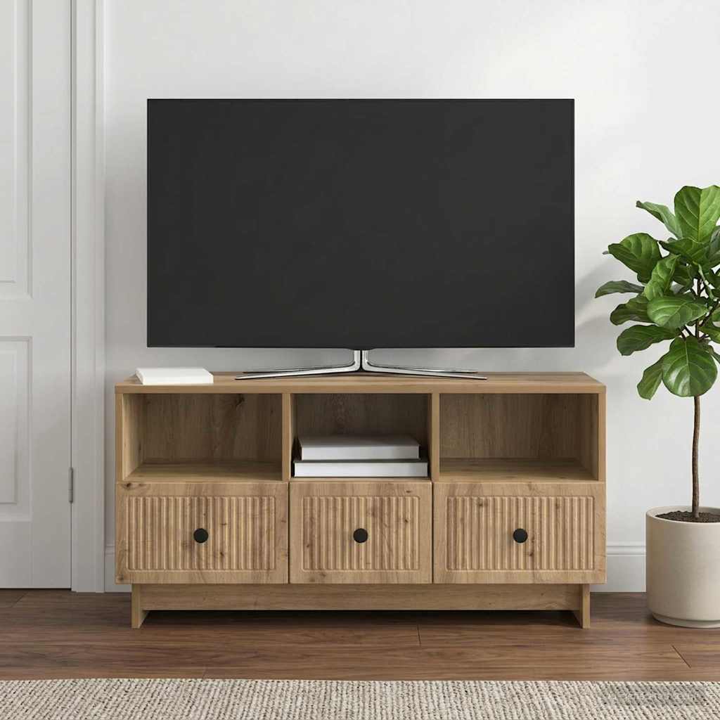 TV Cabinet Artisan Oak 102 x 34.5 x 50 cm Engineered Wood