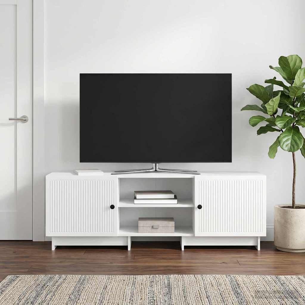 TV Cabinet White 150 x 31 x 50 cm Engineered Wood