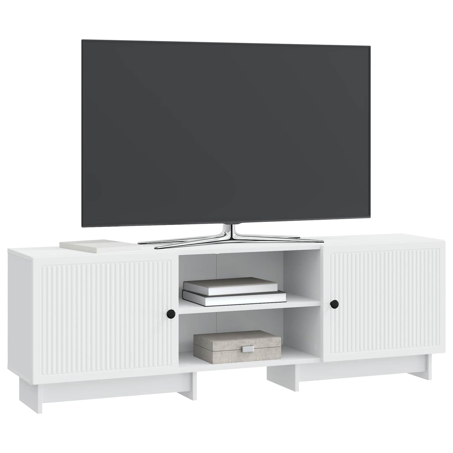 TV Cabinet White 150 x 31 x 50 cm Engineered Wood