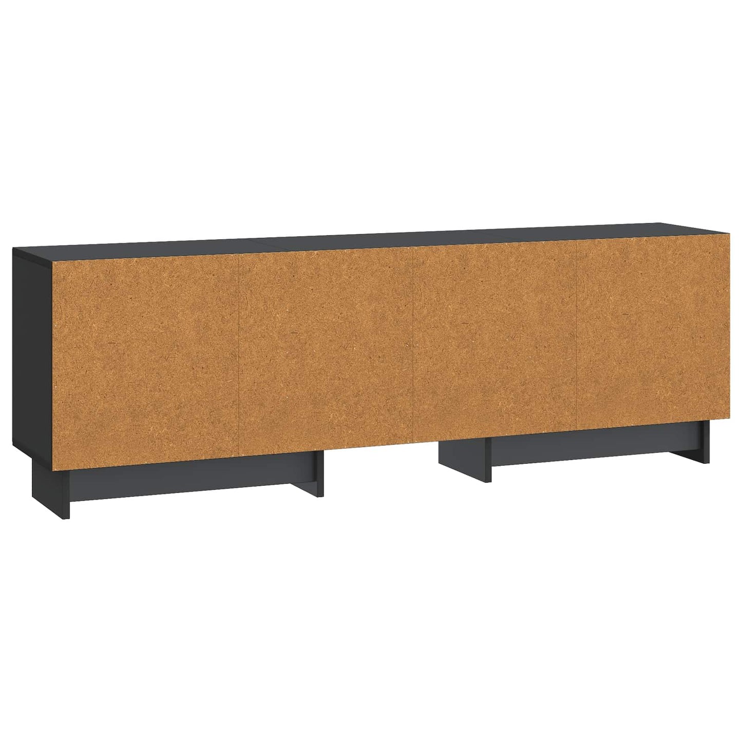 TV Cabinet 150 x 31 x 50 cm Black Engineered Wood