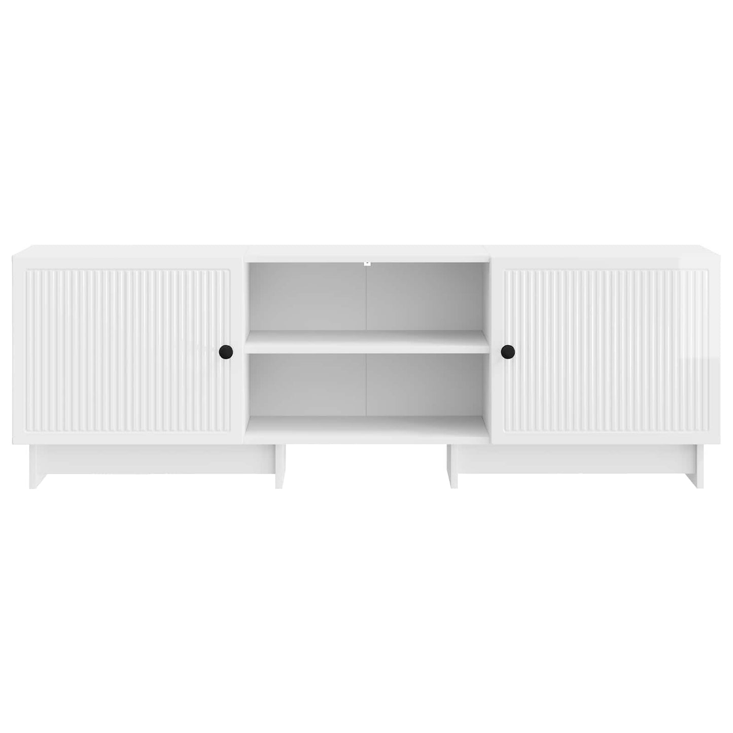 TV Cabinet 150 x 31 x 50 cm High Gloss White Engineered Wood