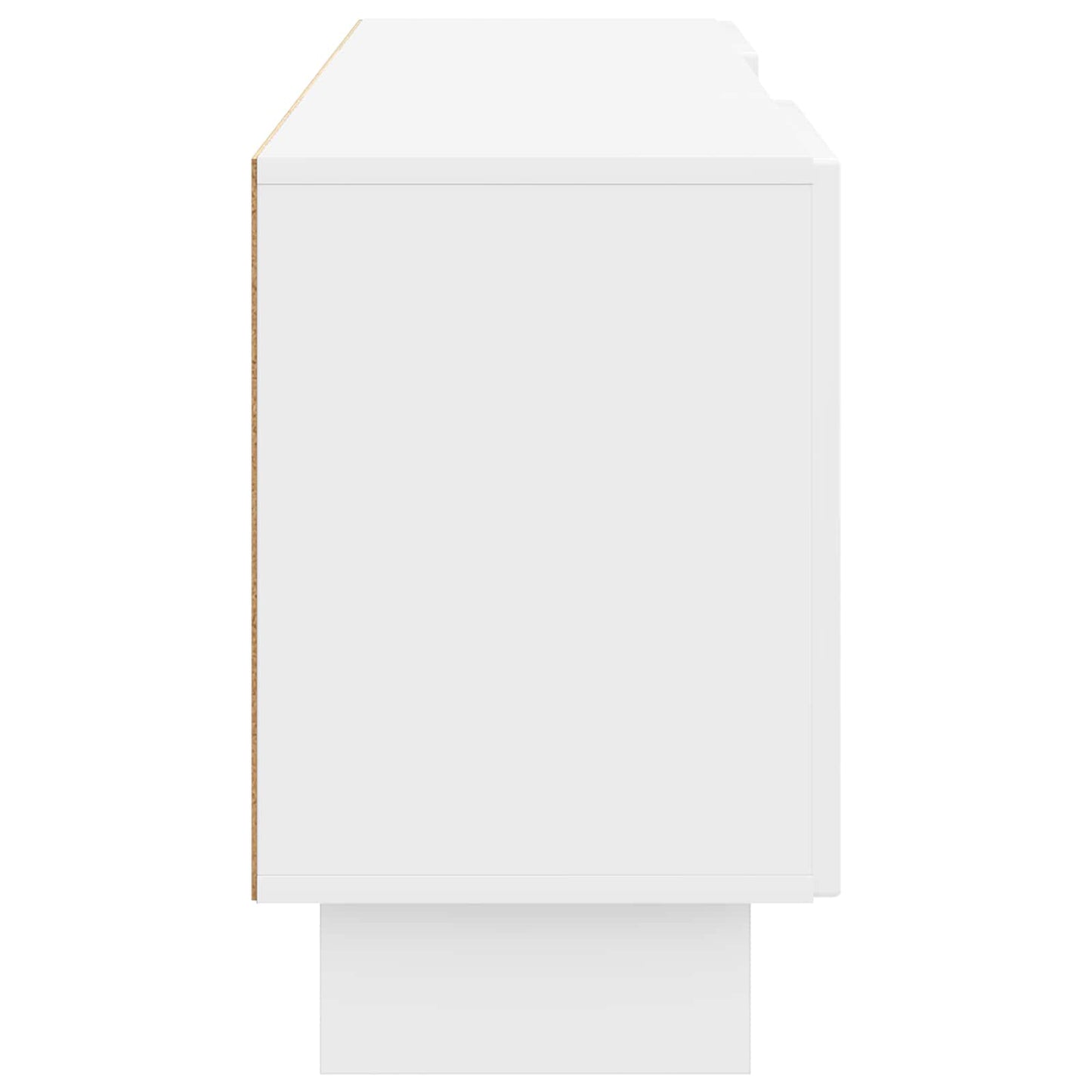 TV Cabinet 150 x 31 x 50 cm High Gloss White Engineered Wood