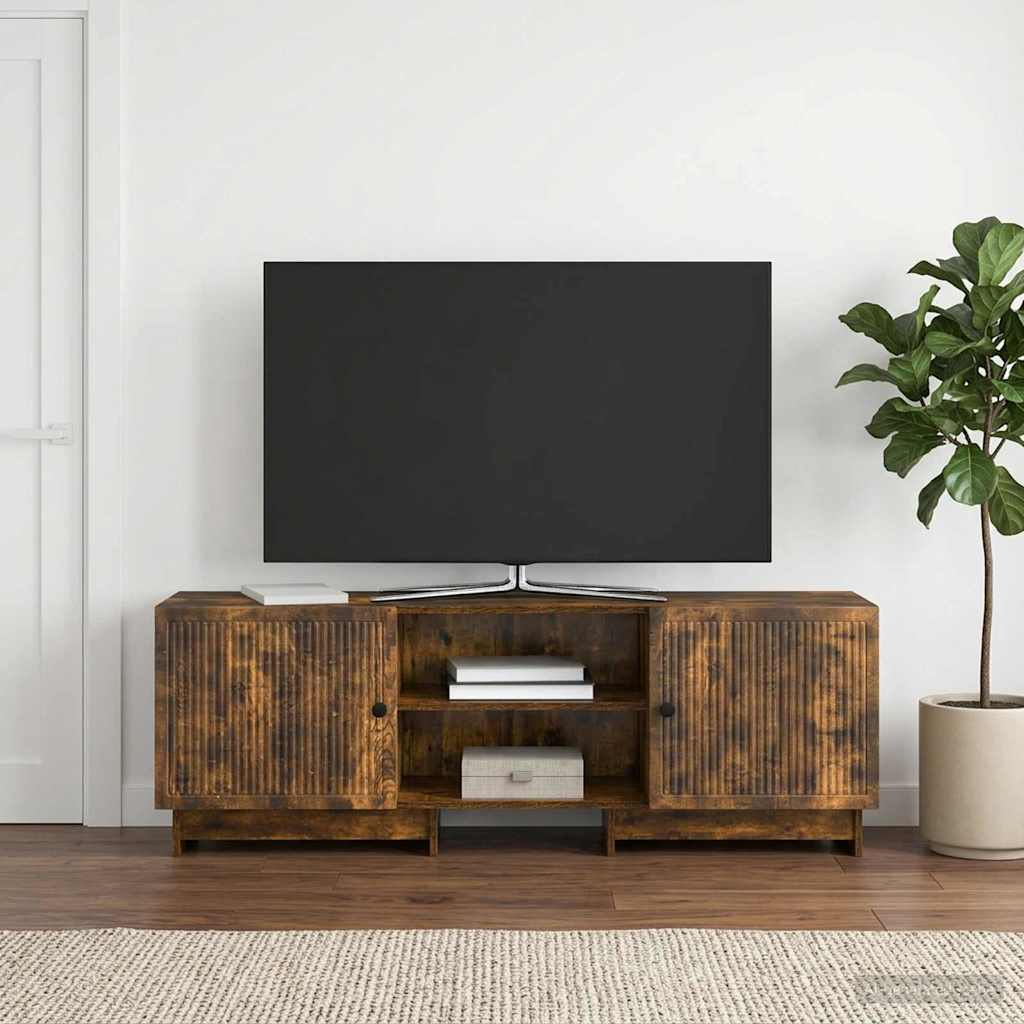 TV Cabinet 150 x 31 x 50 cm Smoked Oak Engineered Wood