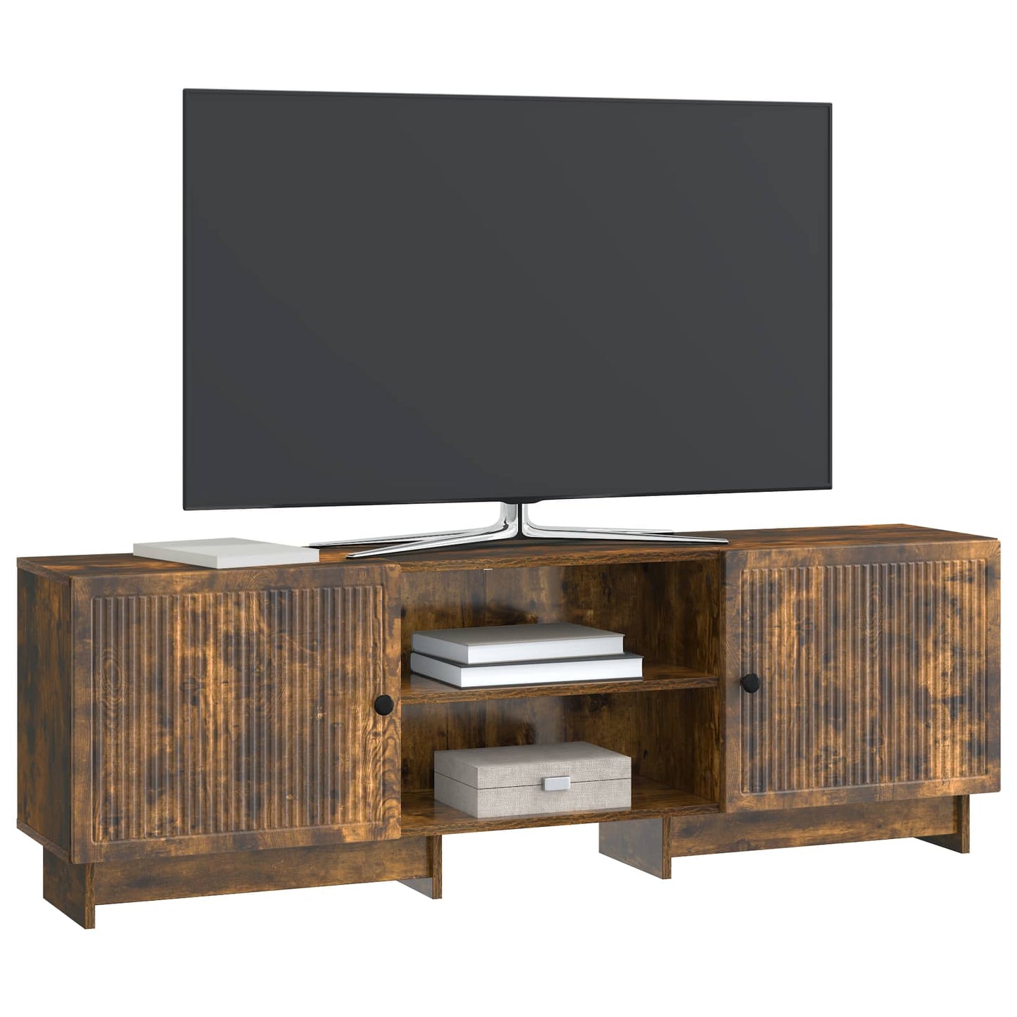 TV Cabinet 150 x 31 x 50 cm Smoked Oak Engineered Wood