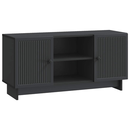 TV Cabinet 102 x 34.5 x 50 cm Black Engineered Wood