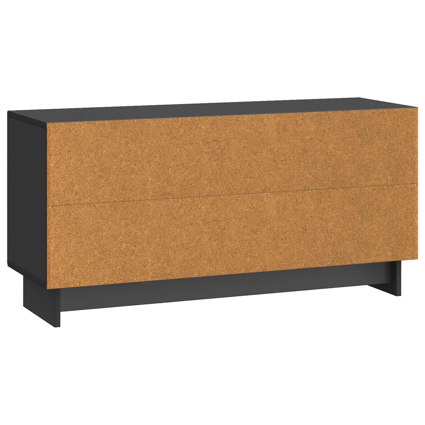 TV Cabinet 102 x 34.5 x 50 cm Black Engineered Wood