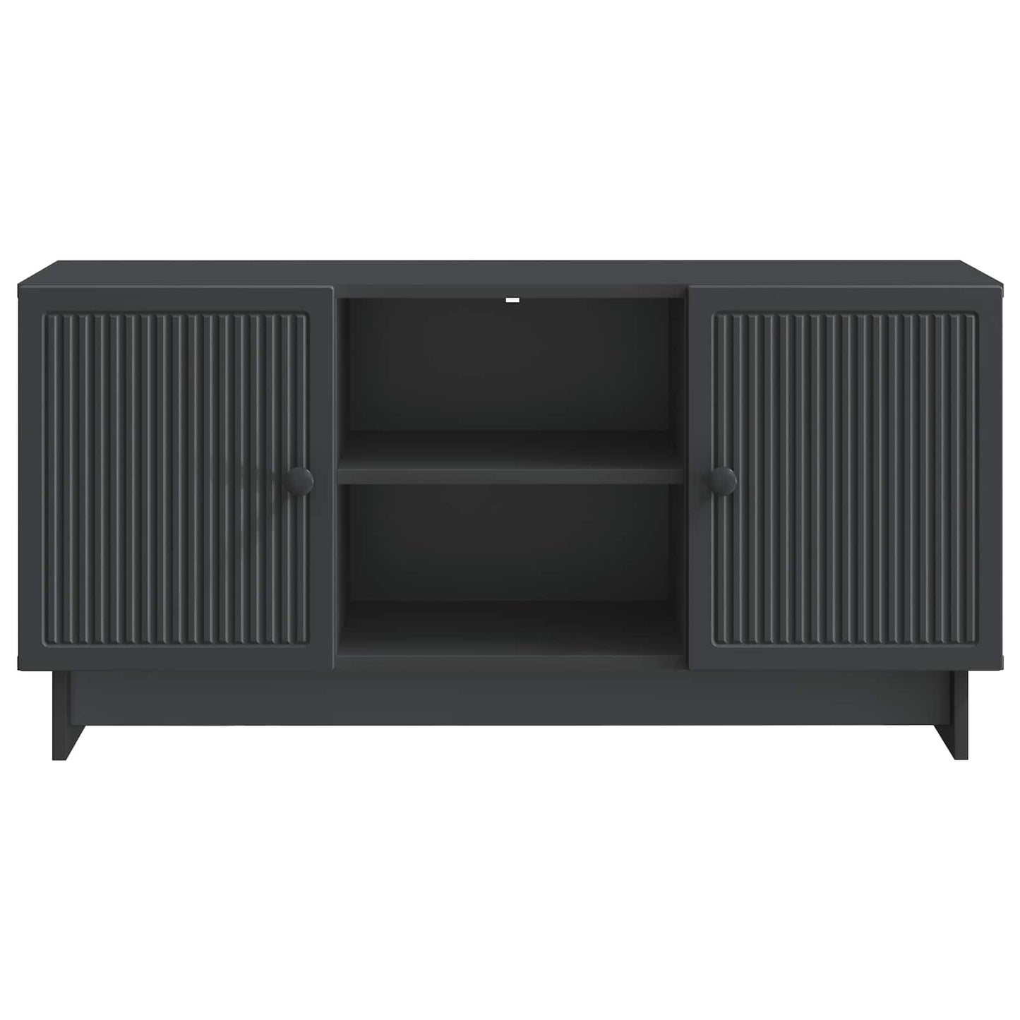 TV Cabinet 102 x 34.5 x 50 cm Black Engineered Wood