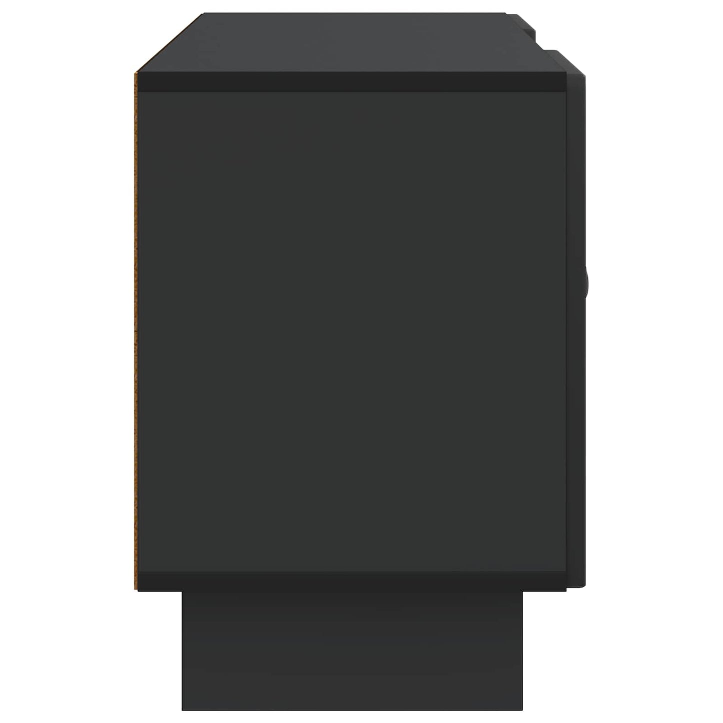 TV Cabinet 102 x 34.5 x 50 cm Black Engineered Wood