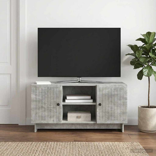 TV Cabinet 102 x 34.5 x 50 cm Concrete Grey Engineered Wood