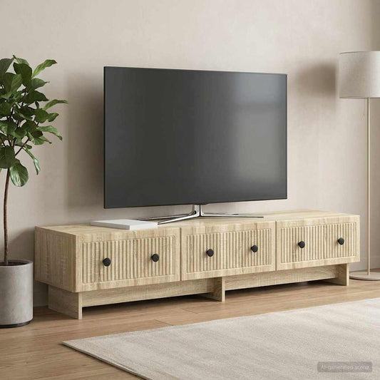 TV Cabinet 147 x 34.5 x 30 cm Sonoma Oak Engineered Wood