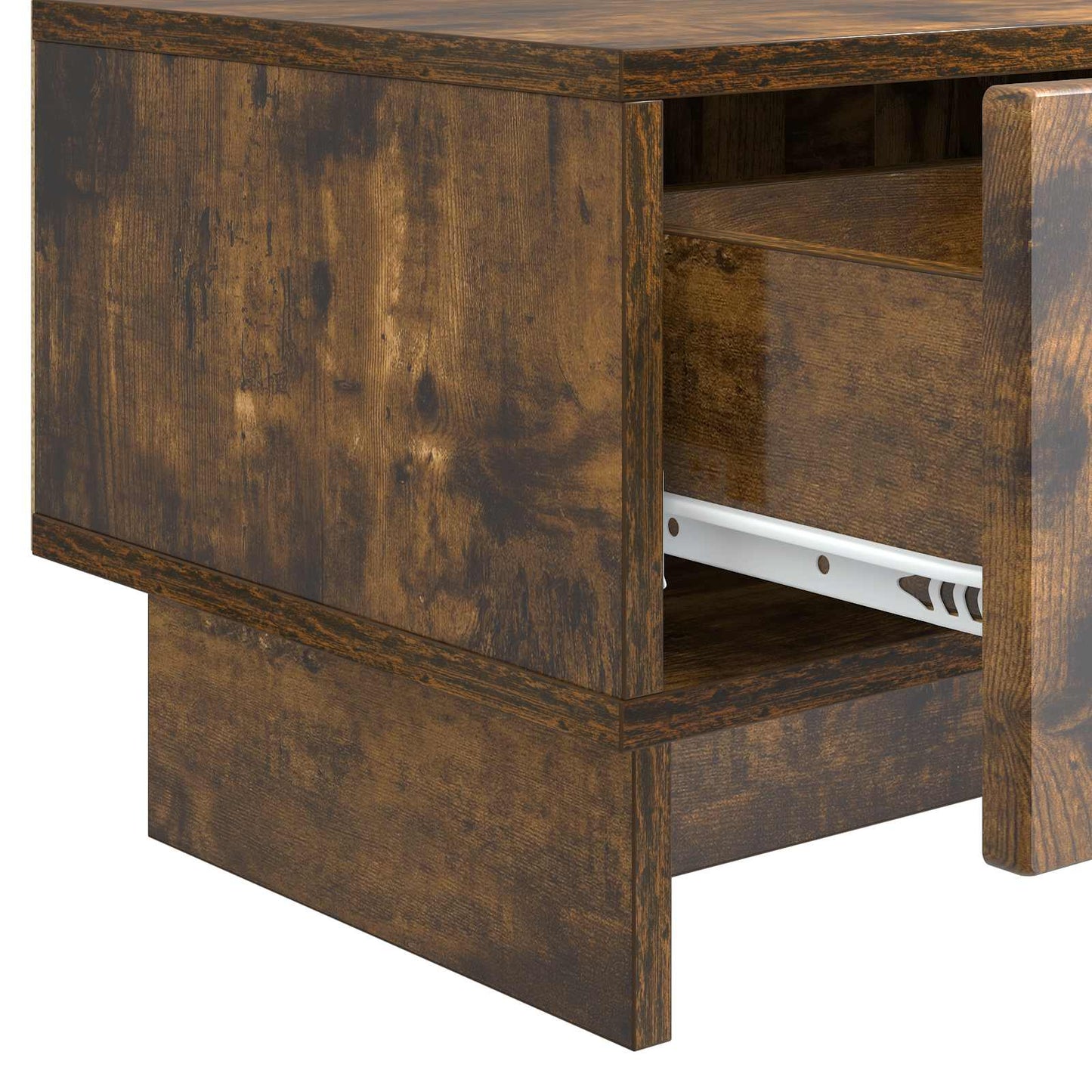 TV Cabinet Smoked Oak 147 x 34.5 x 30 cm Engineered Wood