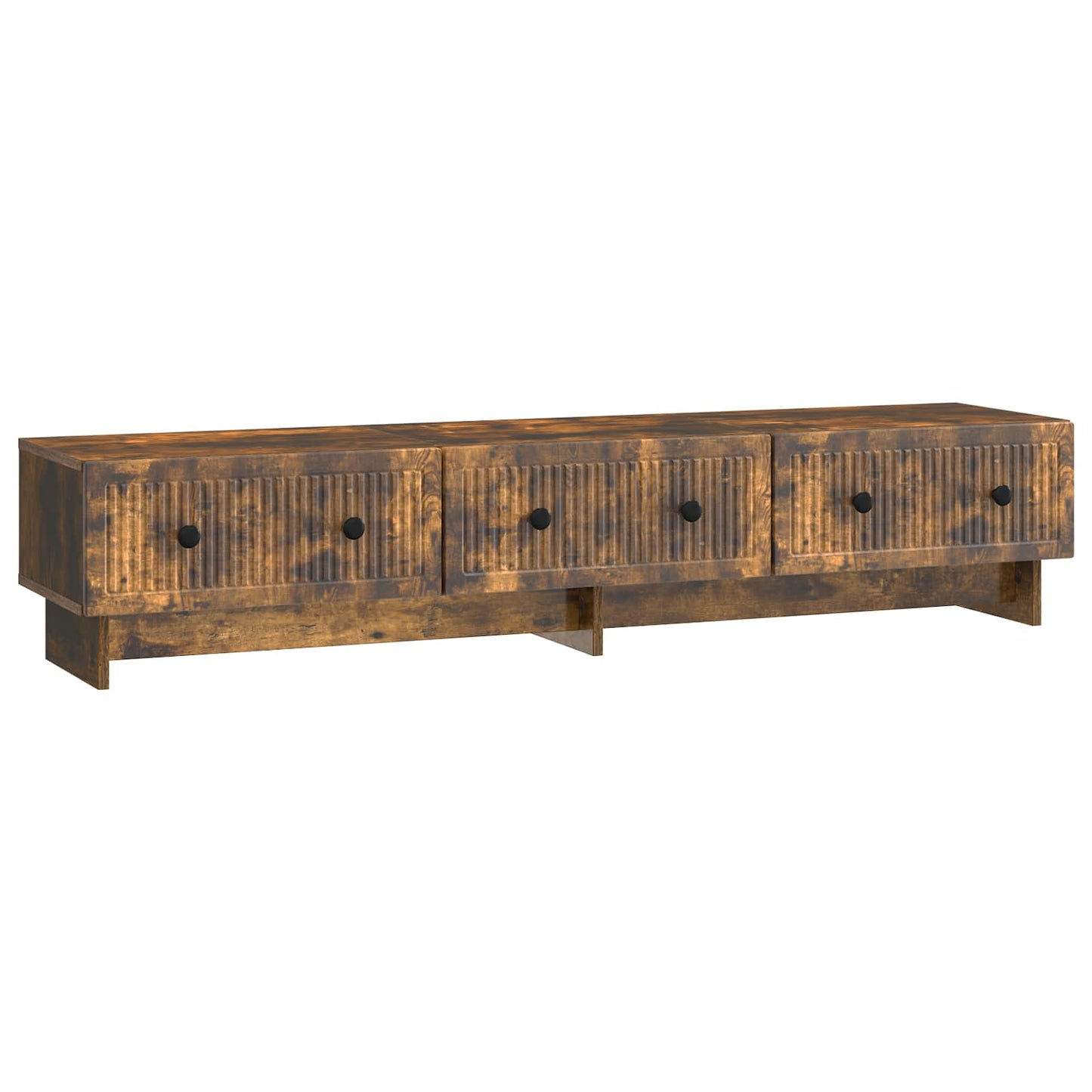TV Cabinet Smoked Oak 147 x 34.5 x 30 cm Engineered Wood