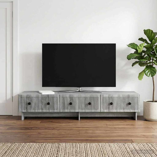 TV Cabinet 147 x 34.5 x 30 cm Grey Sonoma Engineered Wood