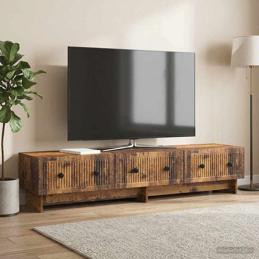 TV Cabinet 147 x 34.5 x 30 cm Old Wood Engineered Wood