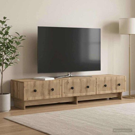 TV Cabinet 147 x 34.5 x 30 cm Artisan Oak Engineered Wood