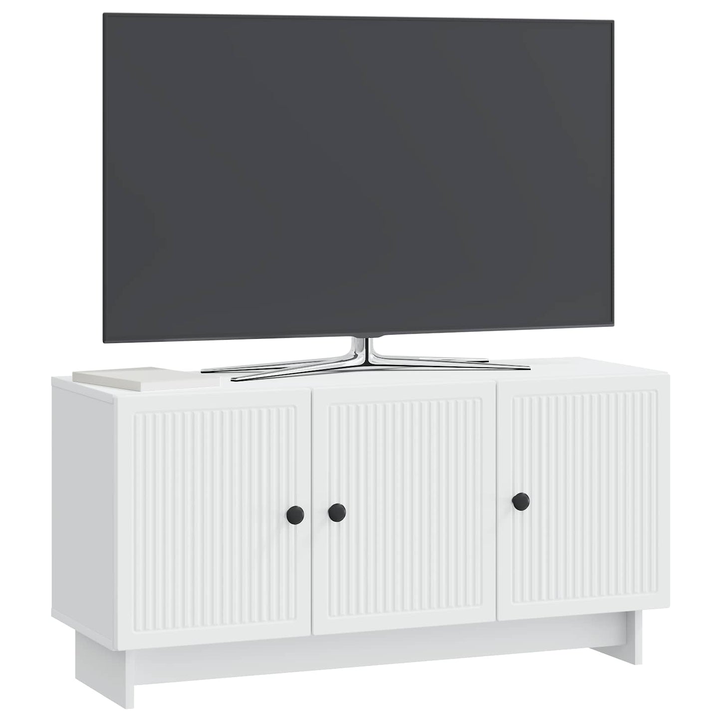 TV Cabinet White 99 x 34.5 x 50 cm Engineered Wood