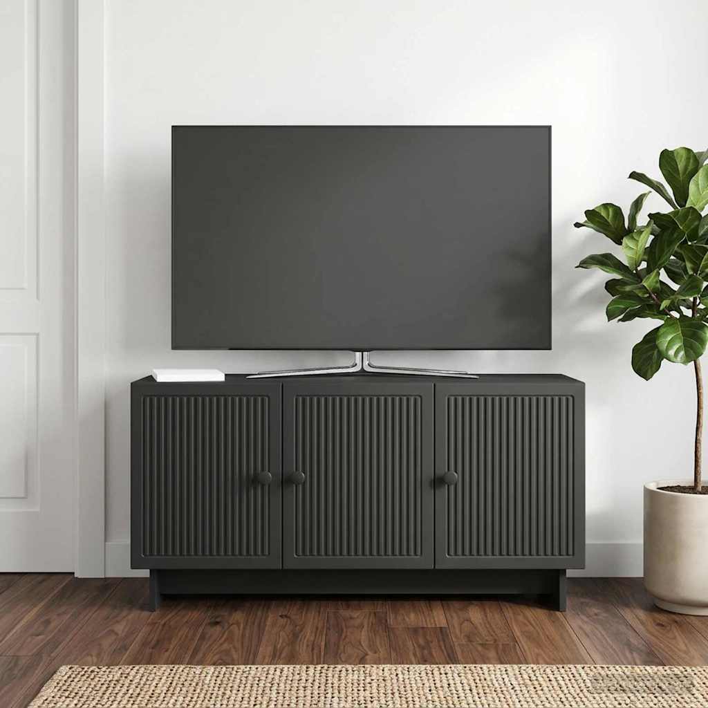 TV Cabinet Black 99 x 34.5 x 50 cm Engineered Wood
