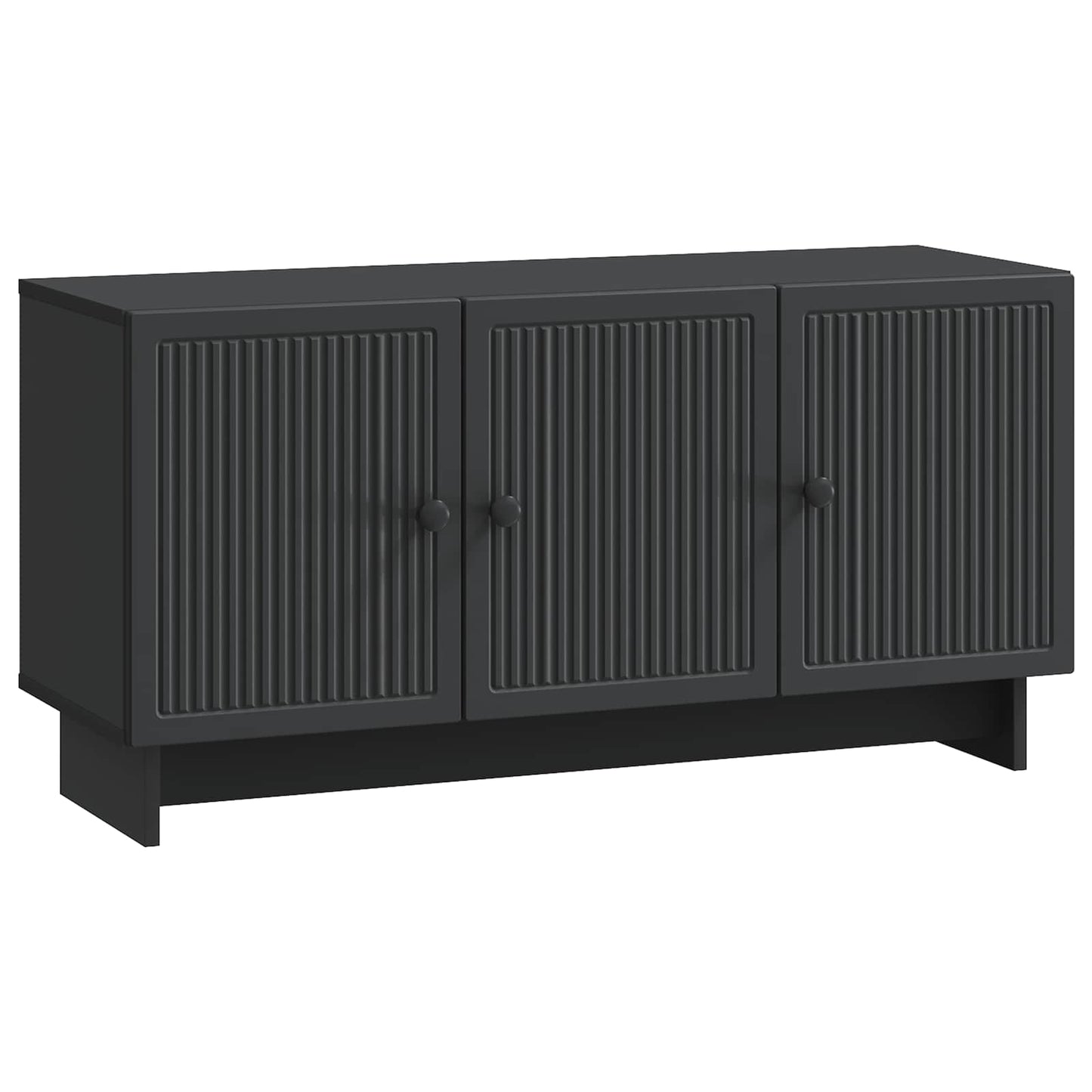 TV Cabinet Black 99 x 34.5 x 50 cm Engineered Wood