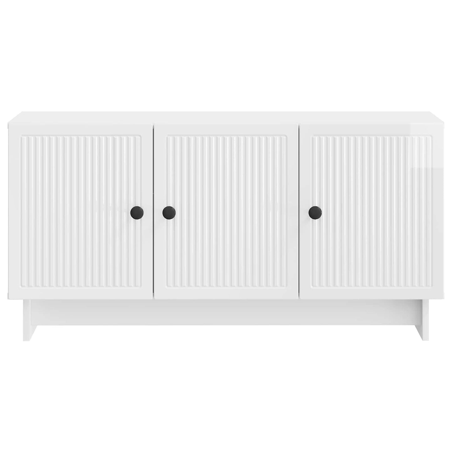 TV Cabinet High Gloss White 99 x 34.5 x 50 cm Engineered Wood