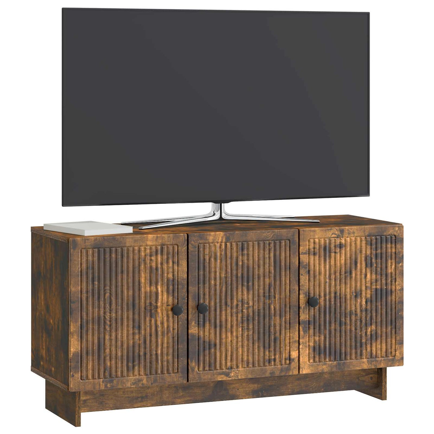 TV Cabinet Smoked Oak 99 x 34.5 x 50 cm Engineered Wood