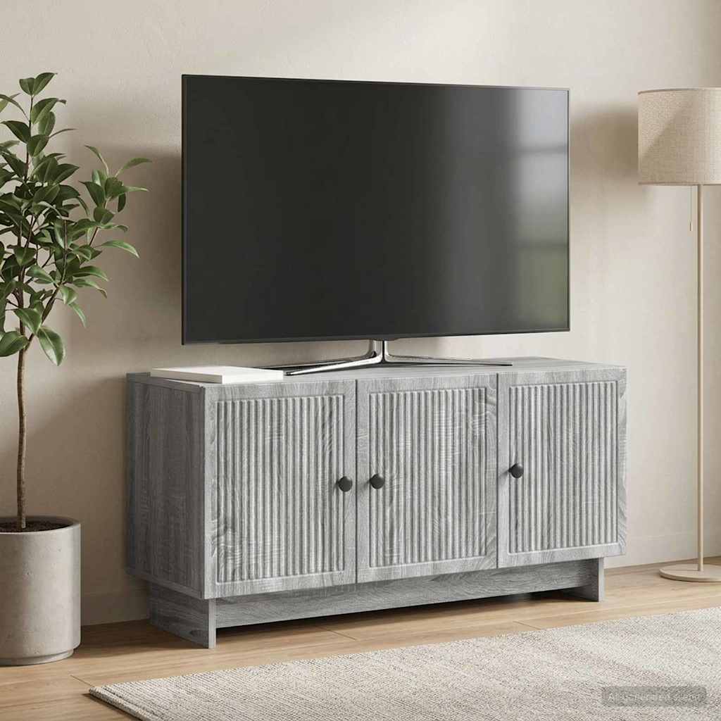 TV Cabinet Grey Sonoma 99 x 34.5 x 50 cm Engineered Wood