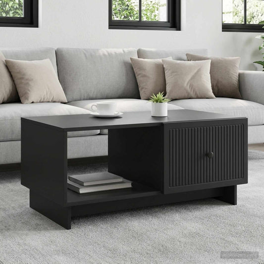 Coffee Table Black 90 x 50 x 40 cm Engineered Wood