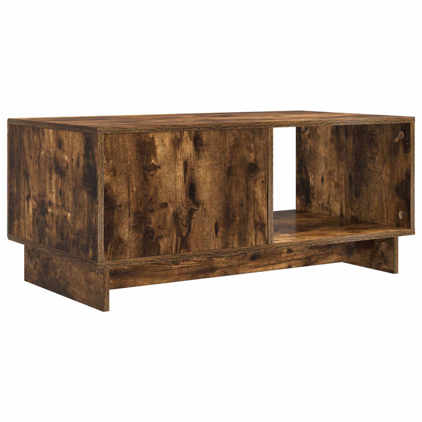 Coffee Table Smoked Oak 90 x 50 x 40 cm Engineered Wood