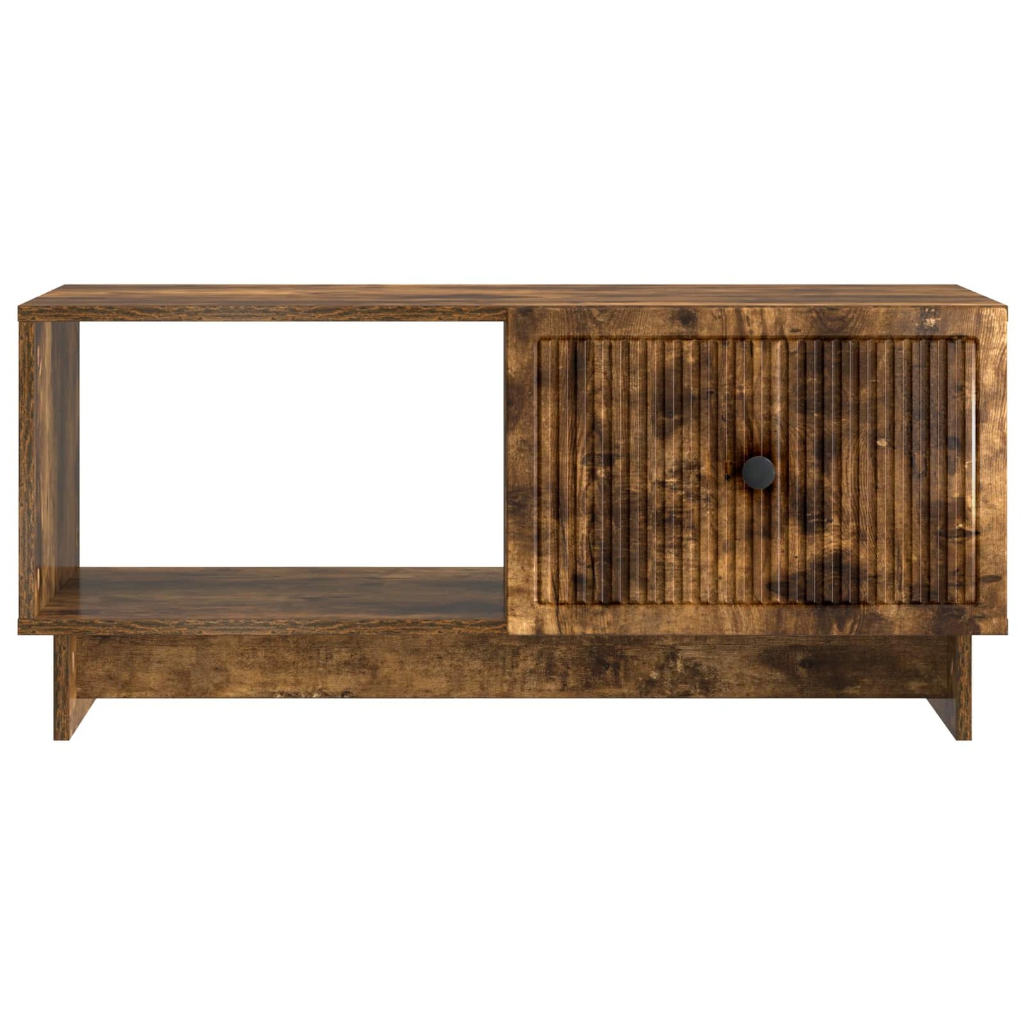 Coffee Table Smoked Oak 90 x 50 x 40 cm Engineered Wood
