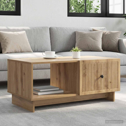 Coffee Table Artisan Oak 90 x 50 x 40 cm Engineered Wood