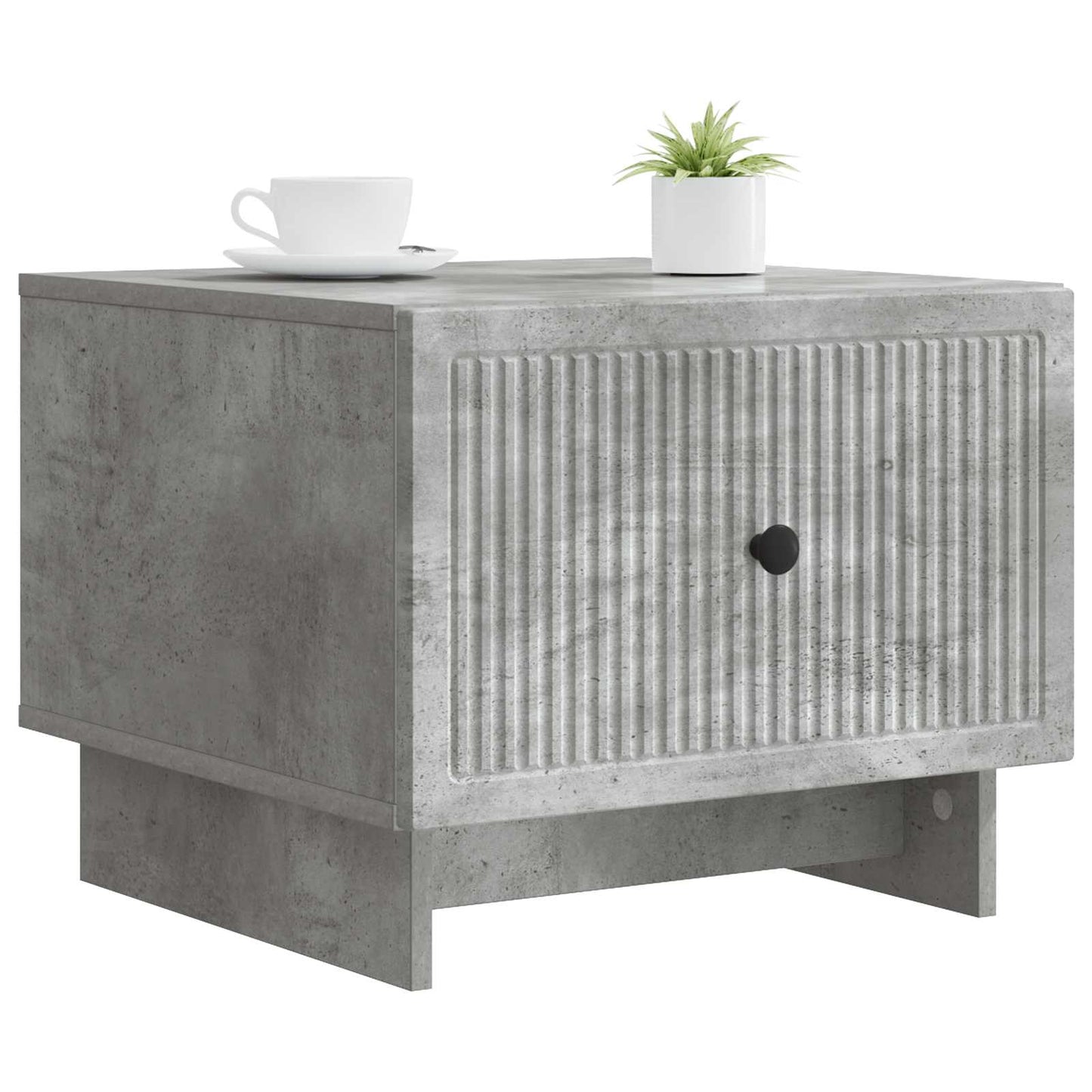 Coffee Table Concrete Grey 49 x 50 x 40 cm Engineered Wood