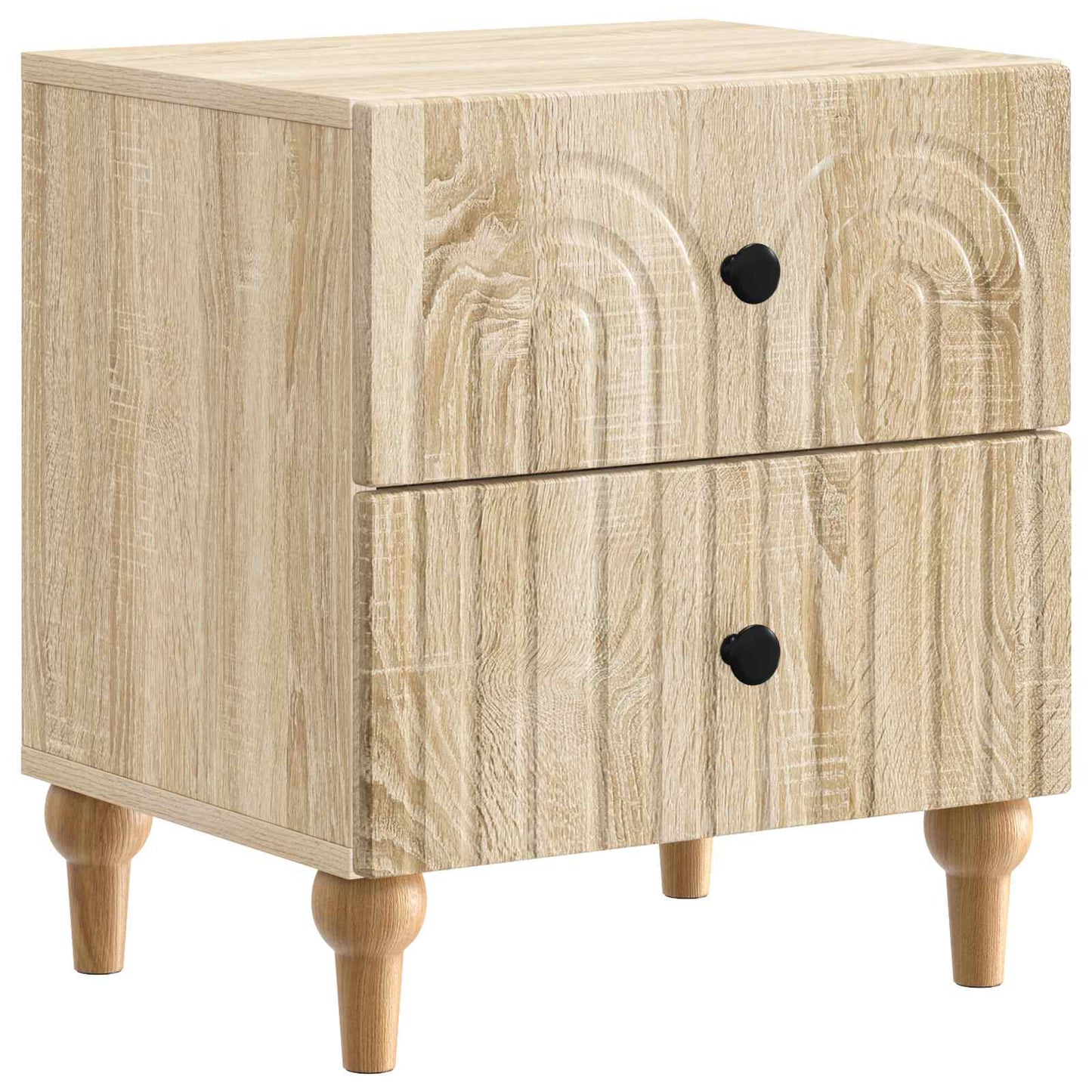 Bedside Cabinet Sonoma Oak 43 x 34.5 x 48 cm Engineered Wood