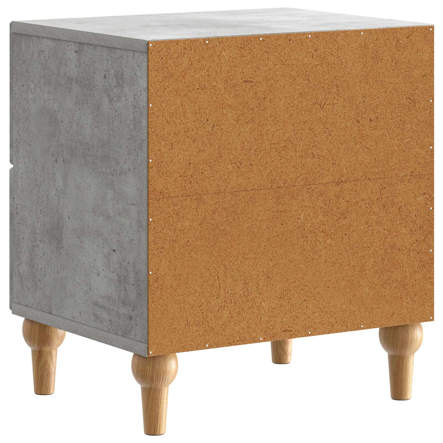 Bedside Cabinet 2 pcs Concrete Grey 43 x 34.5 x 48 cm