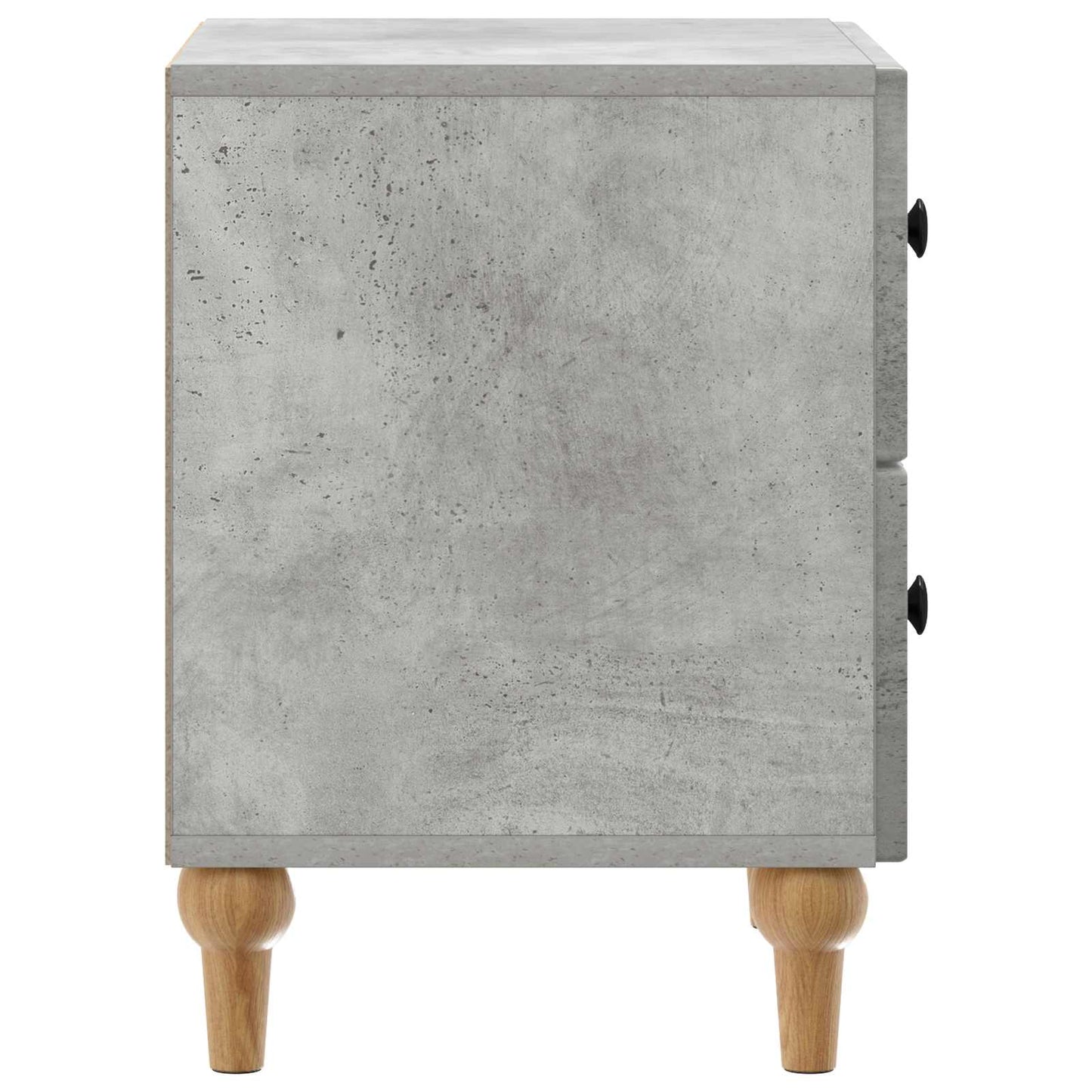 Bedside Cabinet 2 pcs Concrete Grey 43 x 34.5 x 48 cm